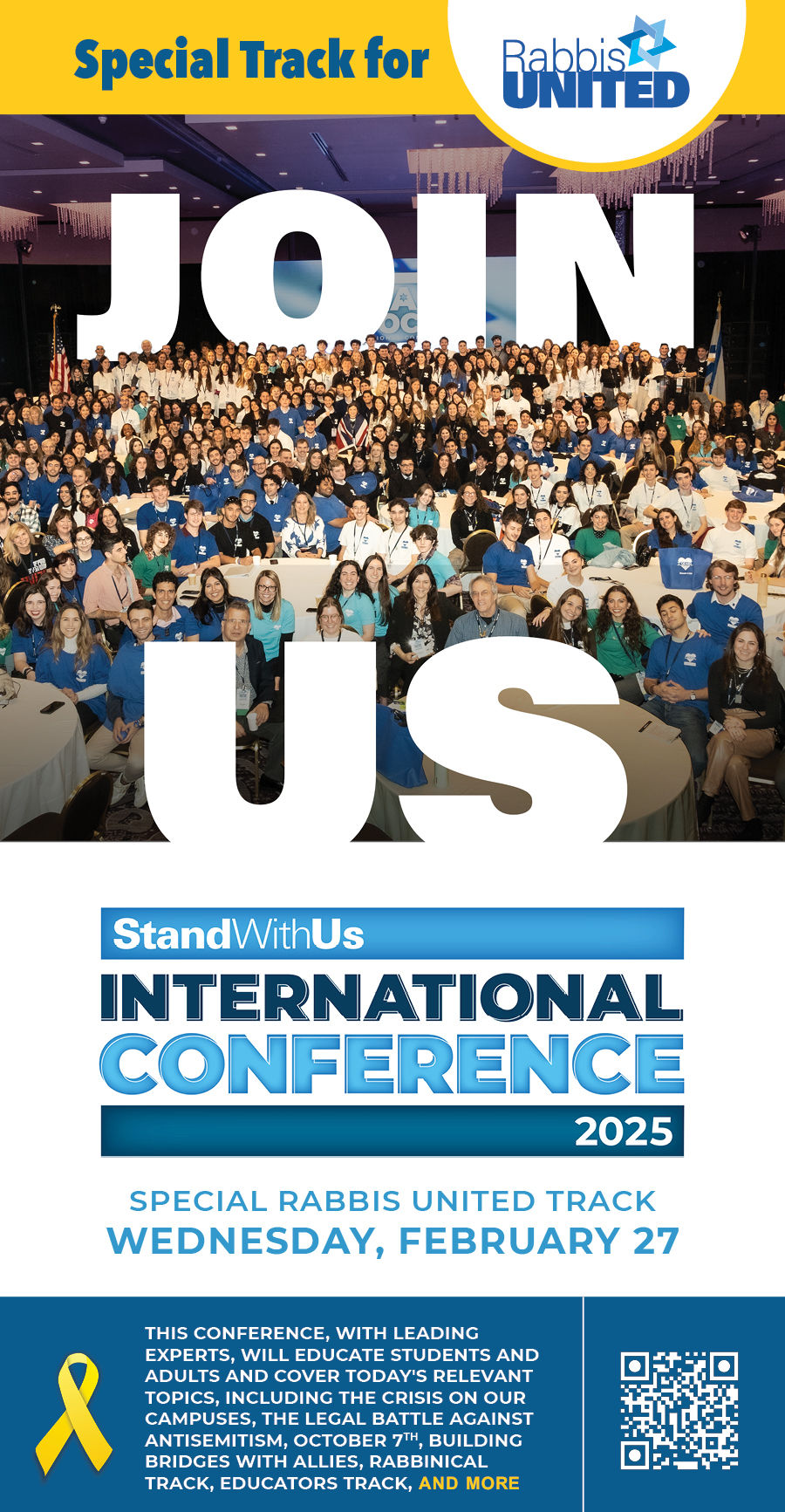 Rabbis United Track at StandWithUs International Conference